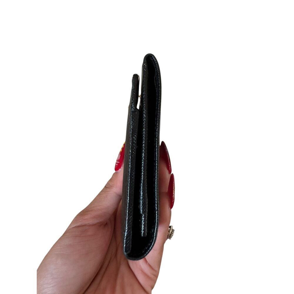 Salvatore Ferragamo Blk Gancino Clip Long Wallet XL835. AUTH - Picture 5 of 9
